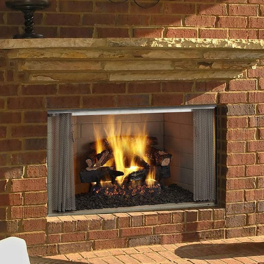 Majestic Villawood 36" Traditional Outdoor Wood-Burning Fireplace