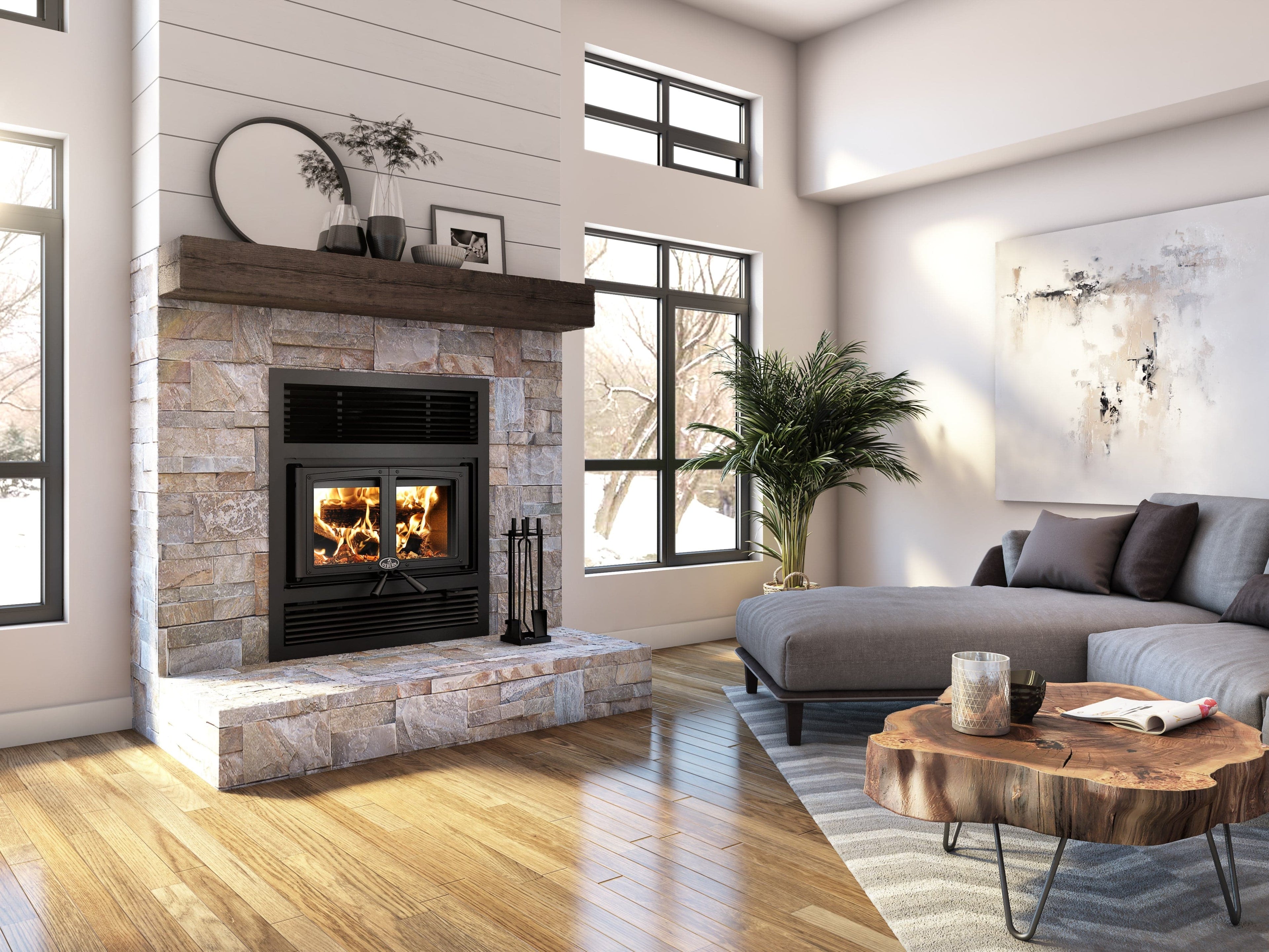 Osburn Everest II Wood Fireplace OB04016