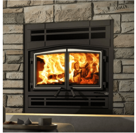 Osburn Stratford II Wood Fireplace w/4" lengths of 6"x36" chimney OB04007K