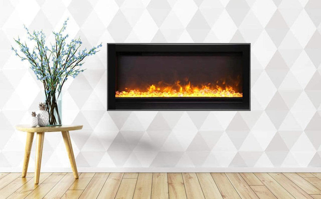 Remii Wall Mount Basic 100" Electric Fireplace WM-100-B