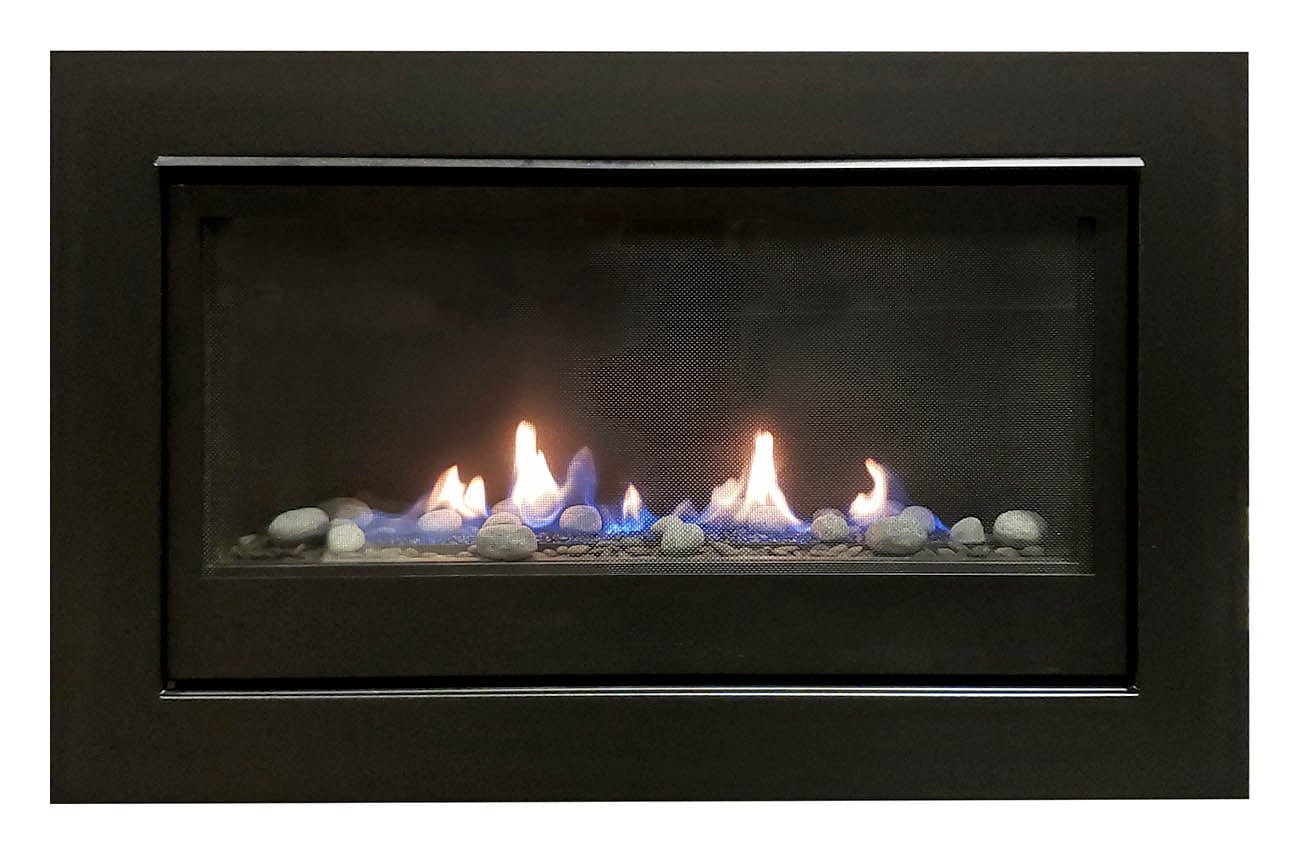 Sierra Flame Boston 36" Builders Direct Vent Linear Gas Fireplace