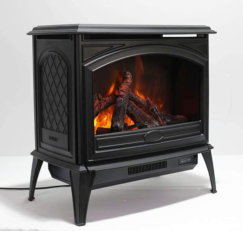 Sierra Flame The Cast Iron Lynwood 28" Free Stand Electric Fireplace E-70