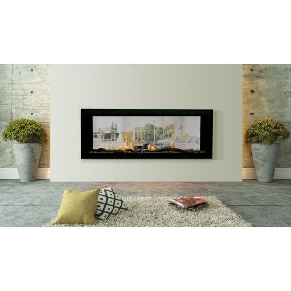 Sierra Flame Emerson 48" See-Thru Direct Vent Linear Gas Fireplace EMERSON-48-DELUXE