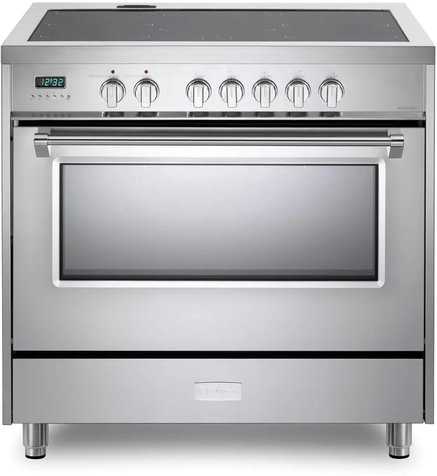 Verona Designer Series 36 Inch Freestanding Induction Range with 5 Element Burners, 5 Cu. Ft. Oven (VDFSIE365SS)