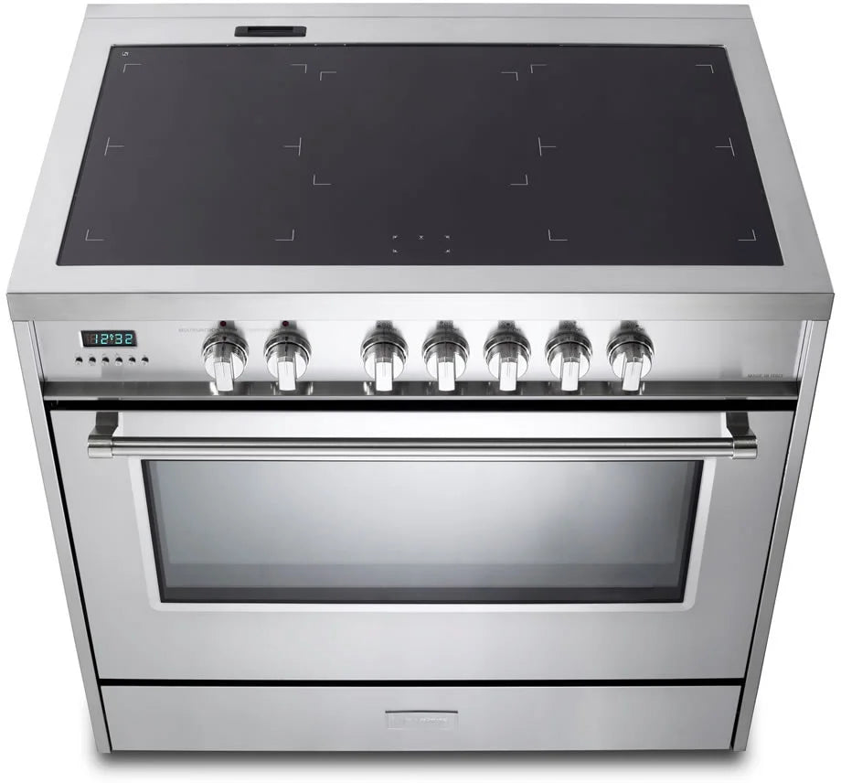 Verona Designer Series 36 Inch Freestanding Induction Range with 5 Element Burners, 5 Cu. Ft. Oven (VDFSIE365SS)