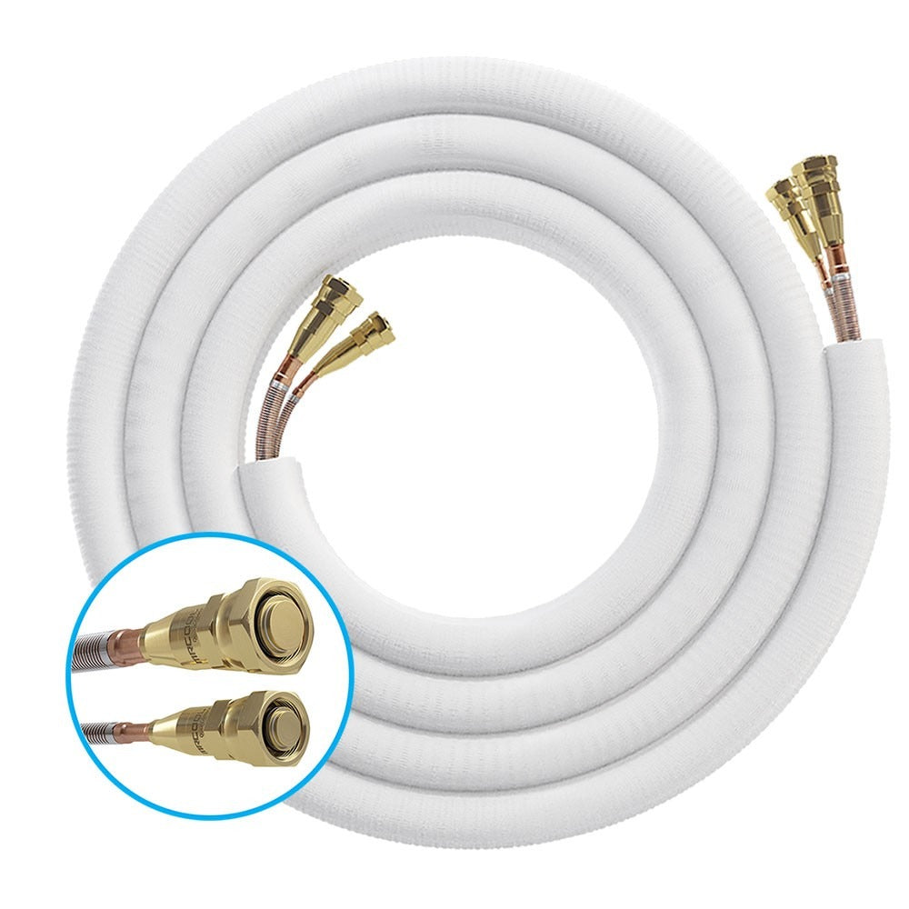 MRCOOL 16 Ft. 3/8-Inch x 5/8-Inch Lineset for DIY 24K, & 36K Indoor (DIY16-3858)