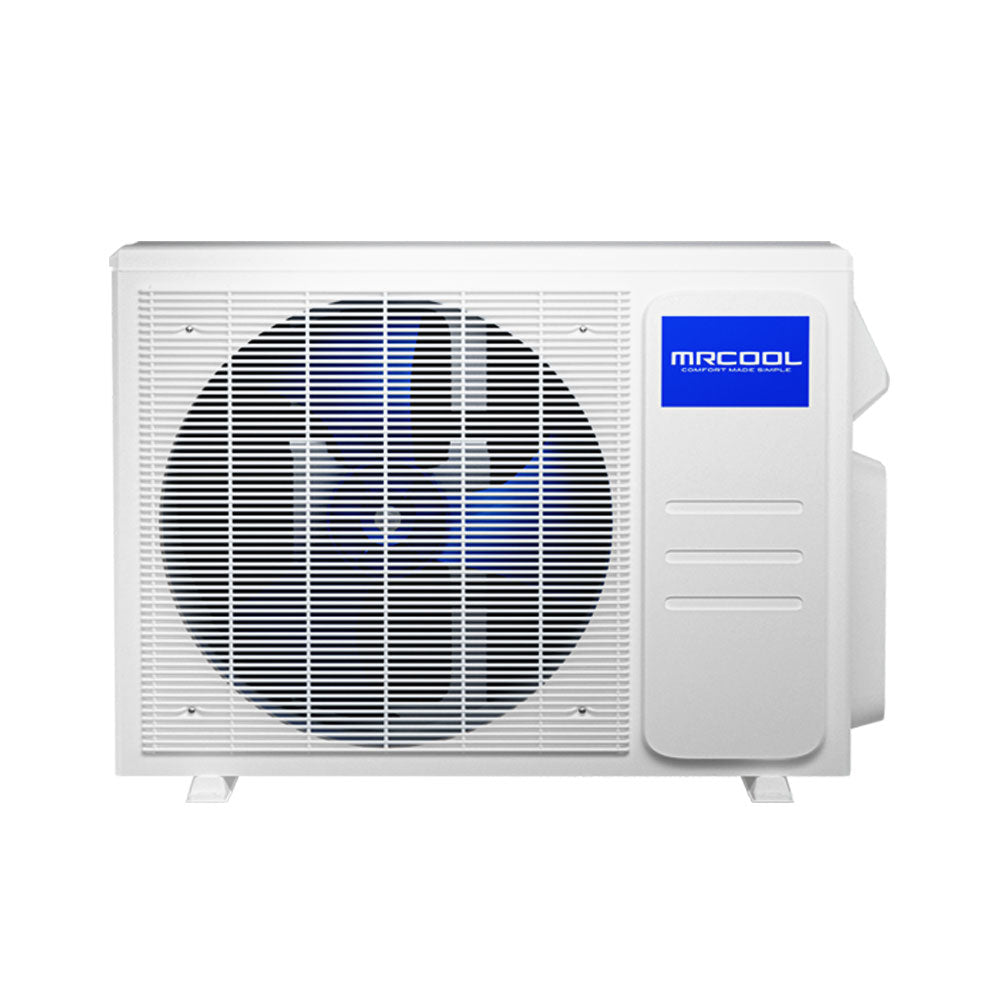 MRCOOL DIY 4th Gen Mini Split - 2-Zone 36,000 BTU Ductless Air Conditioner and Heat Pump with 24K + 9K Air Handlers, 50 ft. Linesets, and Install Kit