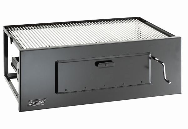 Fire Magic Grills 24-Inch Lift-A-Fire Built-In Charcoal Grill (3339)