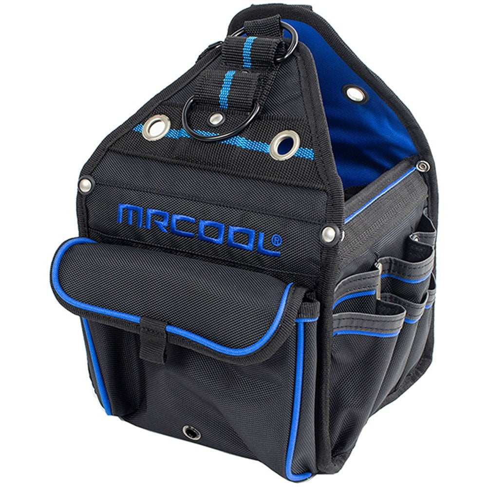 MRCOOL 9-Inch Two-Tone Heavy Duty 27 Pocket Tool Bag (MTB)