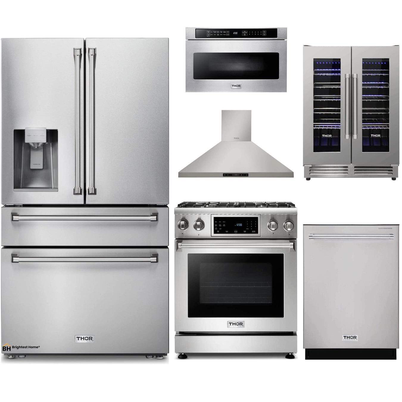 HRE3001 Thor Kitchen 30 Professional Electric Range with 5 Elements -  Stainless Steel