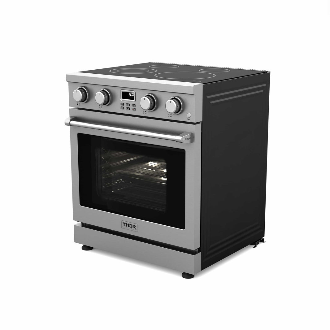 Thor Kitchen 30-Inch Electric Range with 4.55 cu. ft. Convection Oven in Stainless Steel (ARE30)