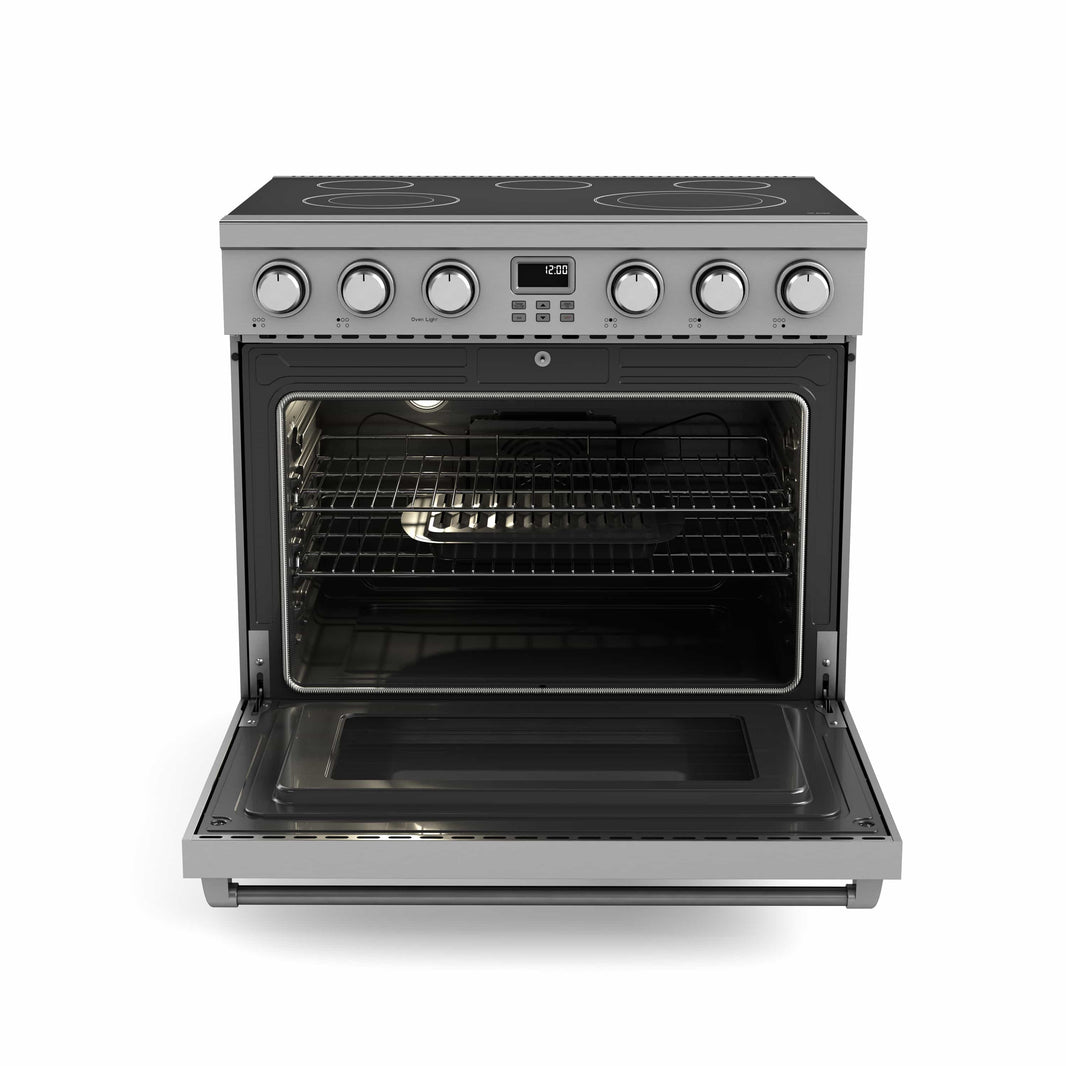 Thor Kitchen 36-Inch Electric Range with 6.0 cu. ft. Convection Oven in Stainless Steel (ARE36)