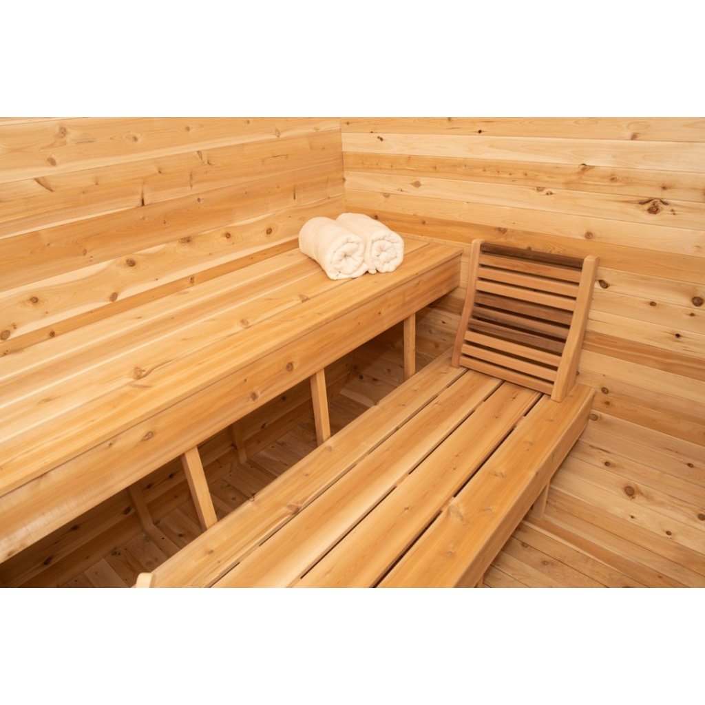 Dundalk CT Luna 3 Person Barrel Sauna | CTC22LU