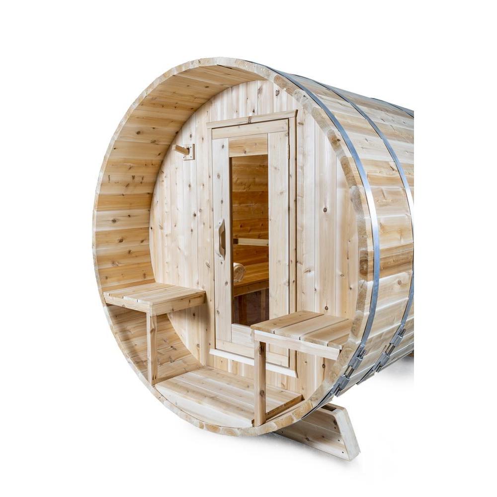 Dundalk CT Serenity 4 Person Barrel Sauna | CTC2245W