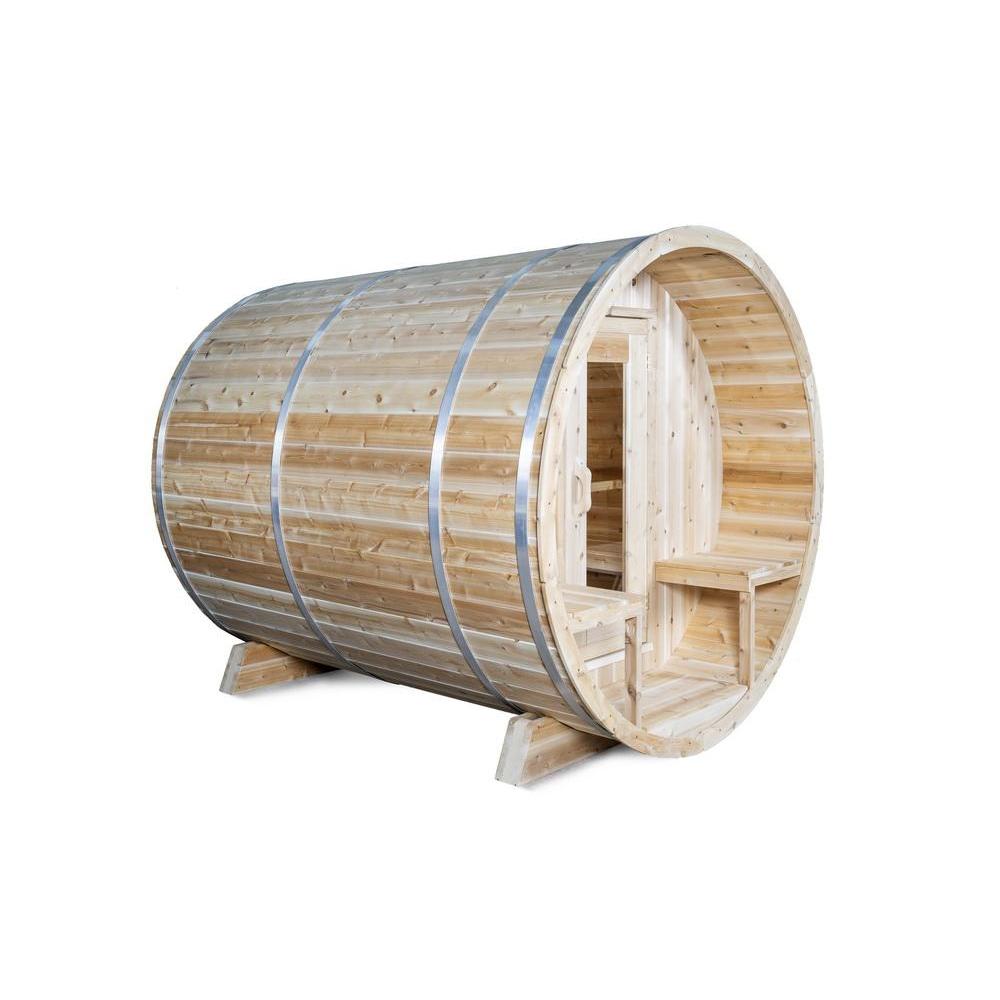 Dundalk CT Serenity 4 Person Barrel Sauna | CTC2245W