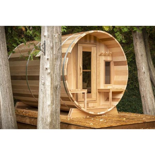 Dundalk CT Tranquility 6 Person Barrel Sauna | CTC2345W