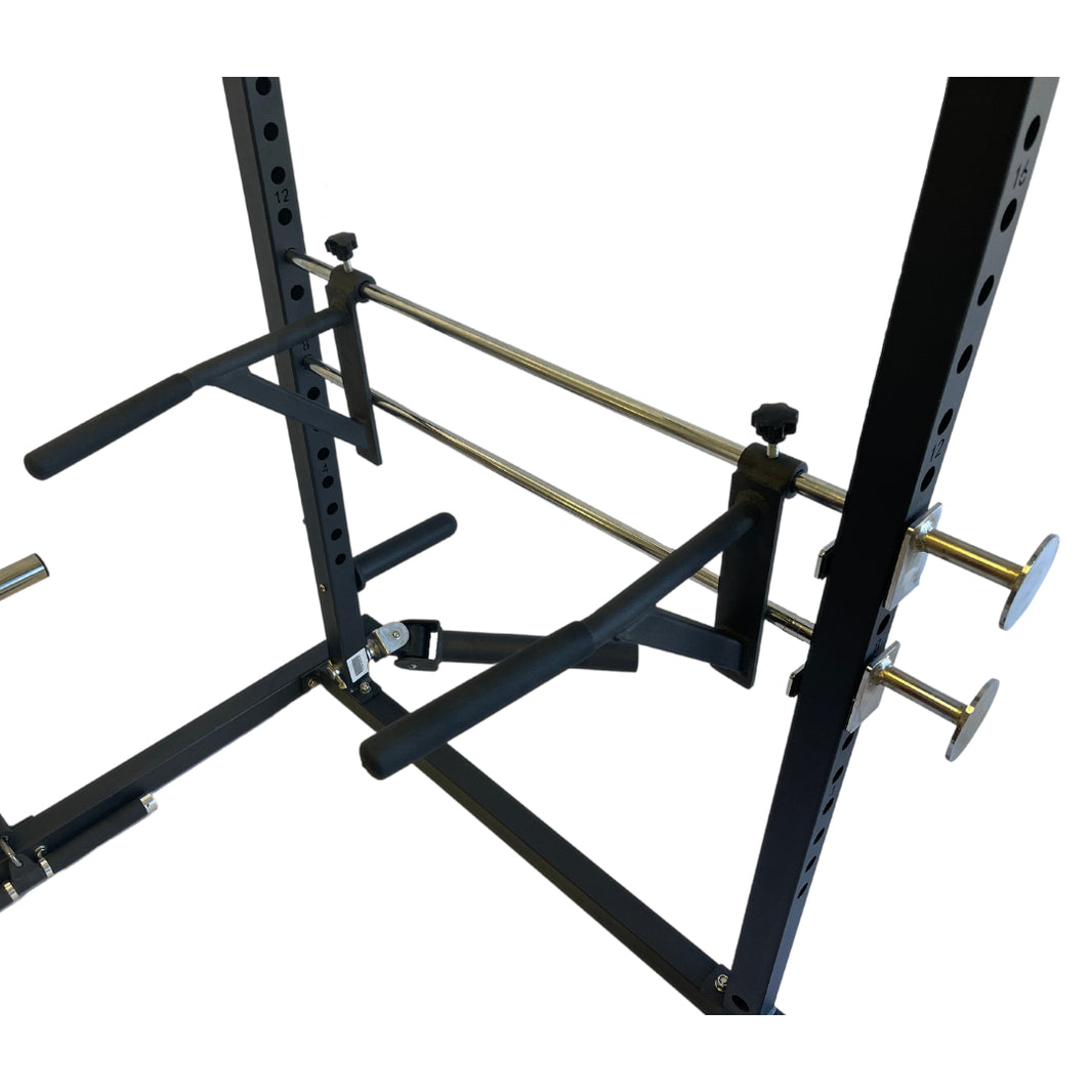 Diamond Direct Fitness | WR100 | Power Rack with Dip Bars, Landmine, and High Low Pulley