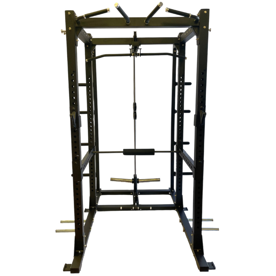 Diamond Direct Fitness | WR400 | Power Rack with Plate Tree and High Low Pulley