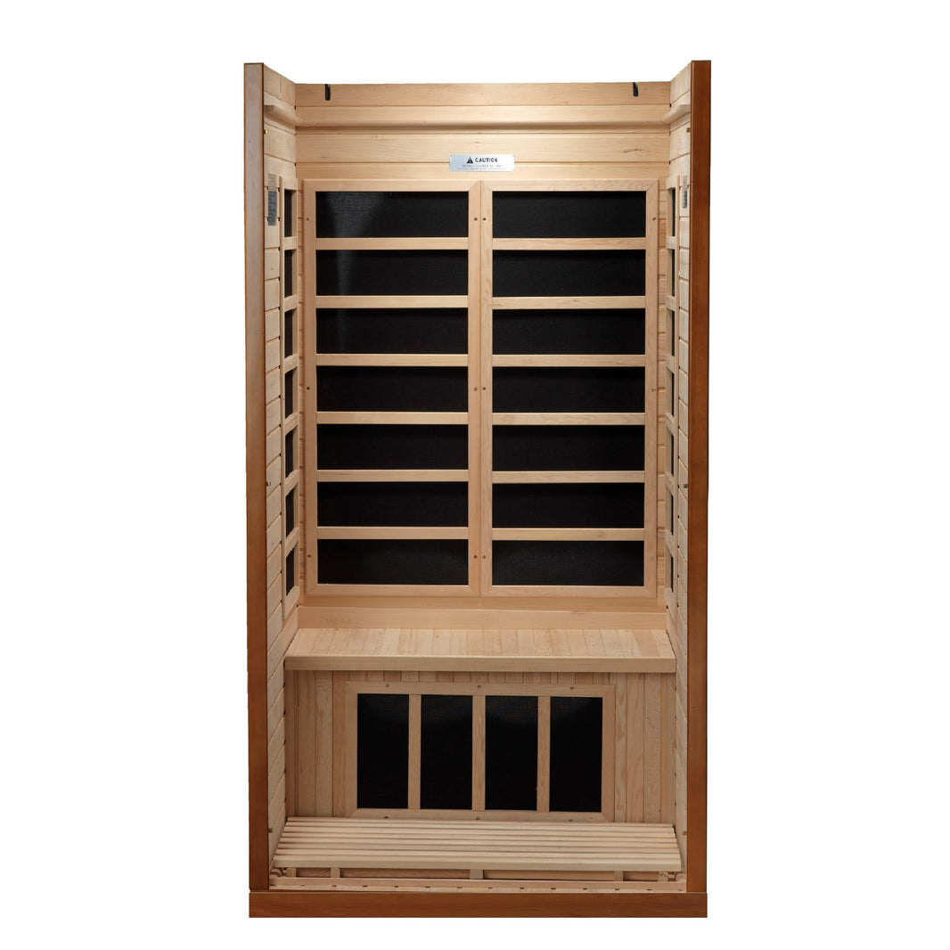 Golden Designs | Barcelona 1-2-person Low EMF Far Infrared Sauna | DYN-6106-01