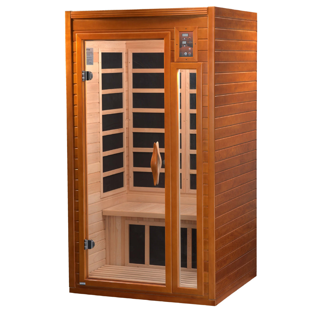 Golden Designs | Barcelona 1-2-person Low EMF Far Infrared Sauna | DYN-6106-01