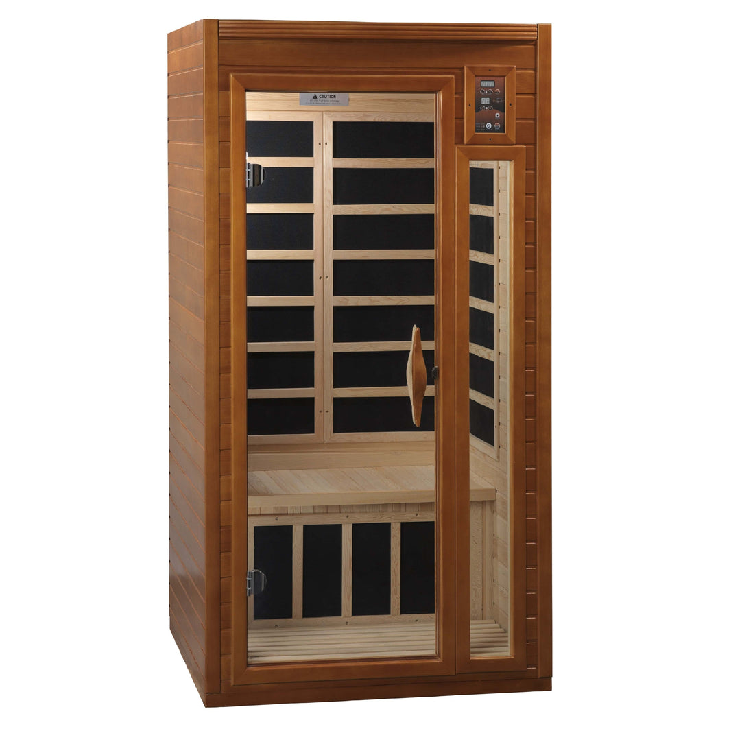 Golden Designs | Barcelona 1-2-person Low EMF Far Infrared Sauna | DYN-6106-01