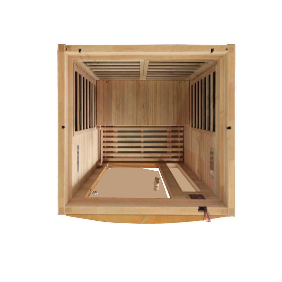 Golden Designs | Barcelona 1-2-person Low EMF Far Infrared Sauna | DYN-6106-01