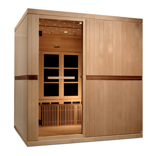 Golden Designs | Catalonia 8-person Ultra Low EMF FAR Infrared Sauna | GDI-6880-01