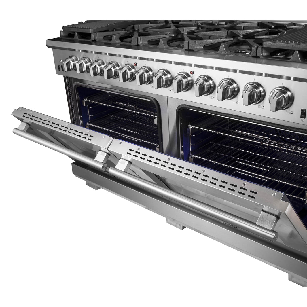 Forno 60-Inch Capriasca Gas Range with 10 Burners and 200,000 BTUs (FFSGS6260-60)