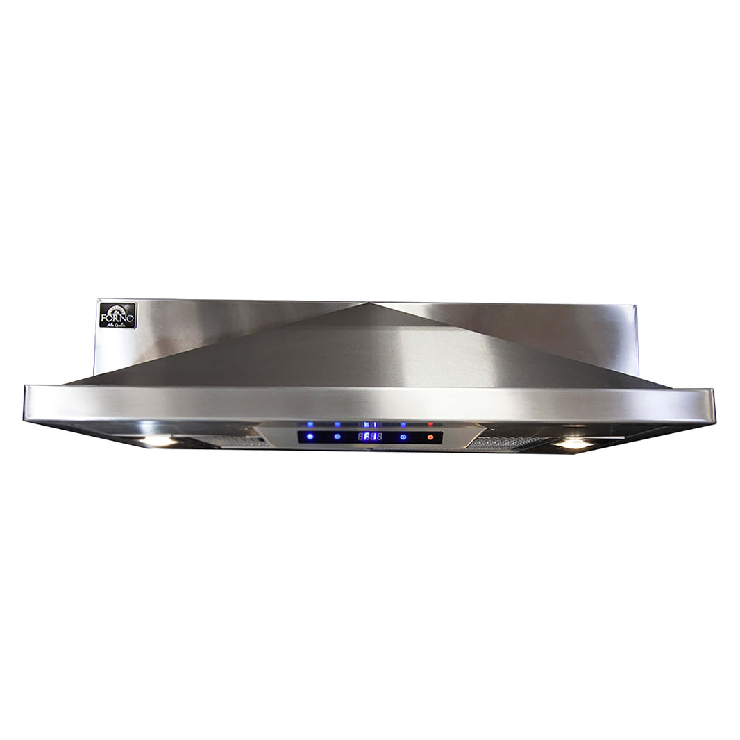 Forno 30-Inch Taranto Under Cabinet Range Hood in Stainless Steel with 350 CFM Motor (FRHUC5227-30)