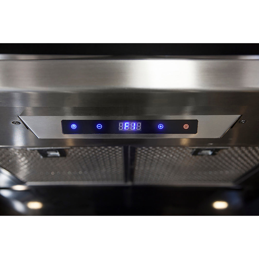 Forno 30-Inch Taranto Under Cabinet Range Hood in Stainless Steel with 350 CFM Motor (FRHUC5227-30)