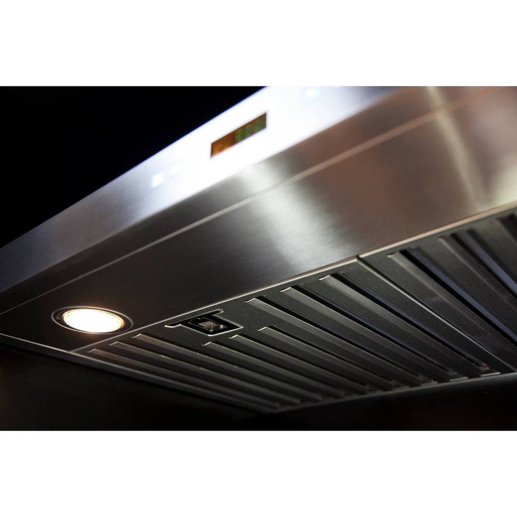 Forno 30-Inch Siena Wall Mount Range Hood in Stainless Steel with 450 CFM Motor (FRHWM5084-30)