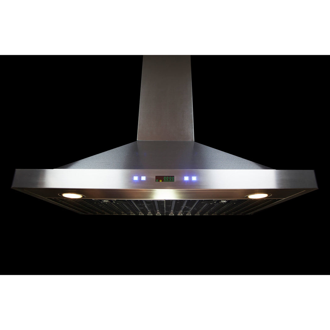 Forno 36-Inch Siena Wall Mount Range Hood in Stainless Steel with 450 CFM Motor (FRHWM5084-36)