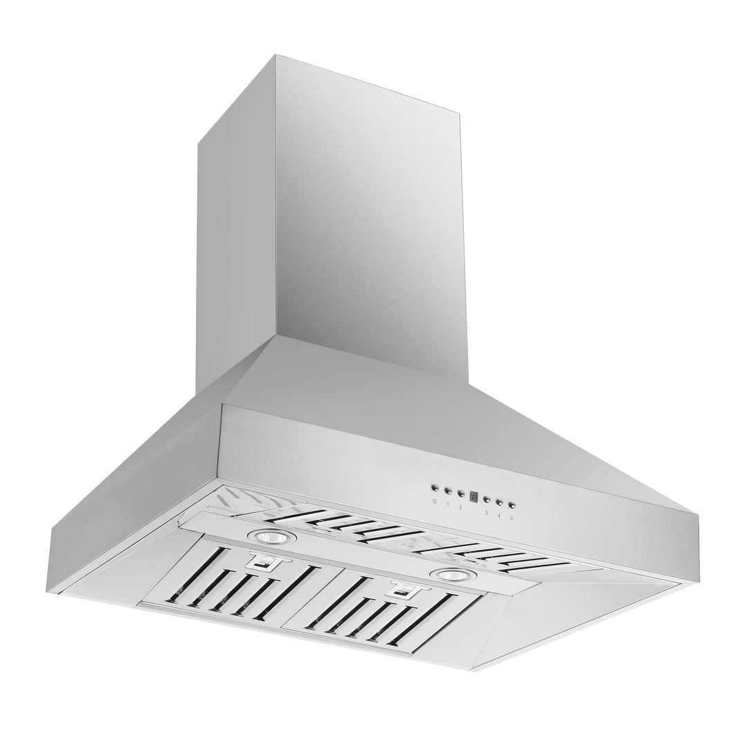 Forno Orvieto 30-Inch 600 CFM Wall Mount Range Hood in Stainless Steel (FRHWM5094-30)