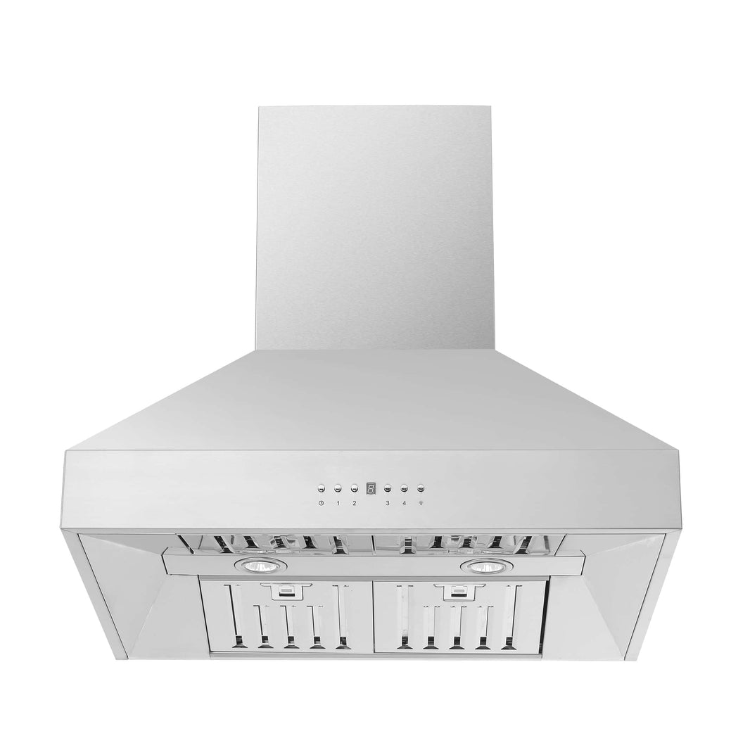 Forno Orvieto 30-Inch 600 CFM Wall Mount Range Hood in Stainless Steel (FRHWM5094-30)