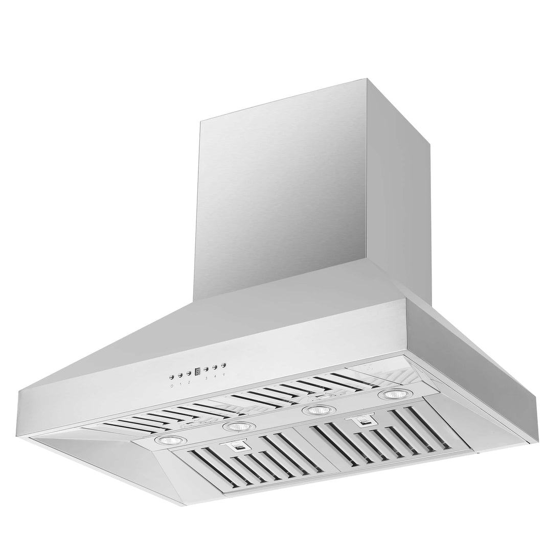 Forno Orvieto 36-Inch 1200 CFM Wall Mount Range Hood in Stainless Steel (FRHWM5094-36)