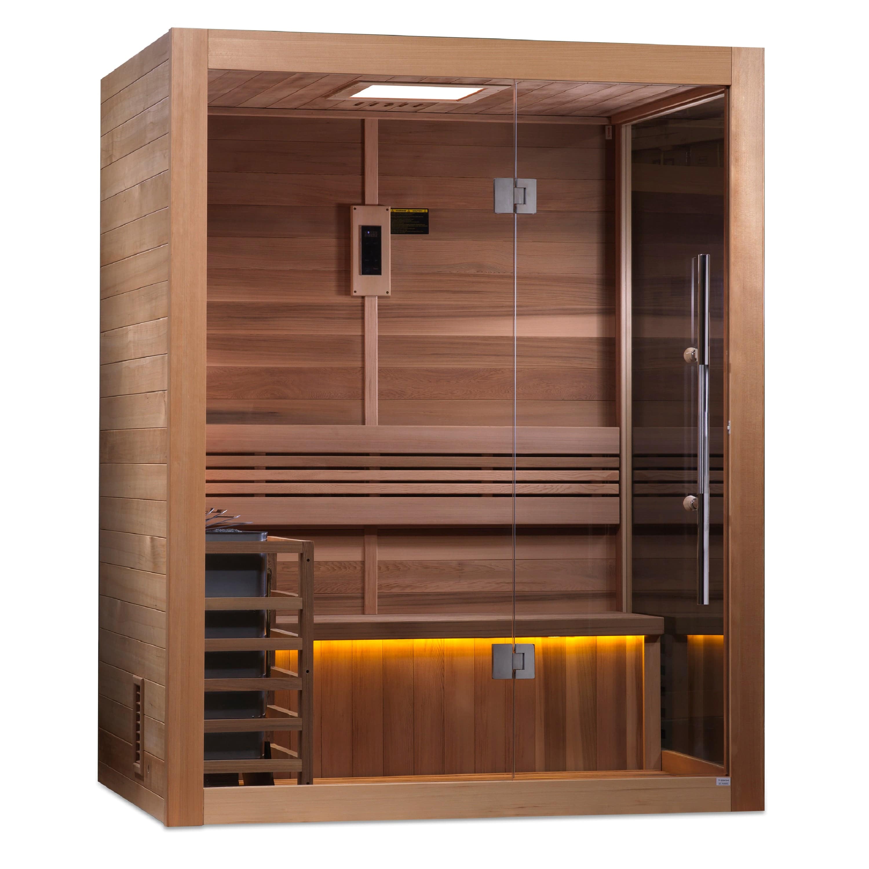 Golden Designs | Hanko 3-Person Traditional Steam Sauna (Canadian Red Cedar Interior) | GDI-7202-01