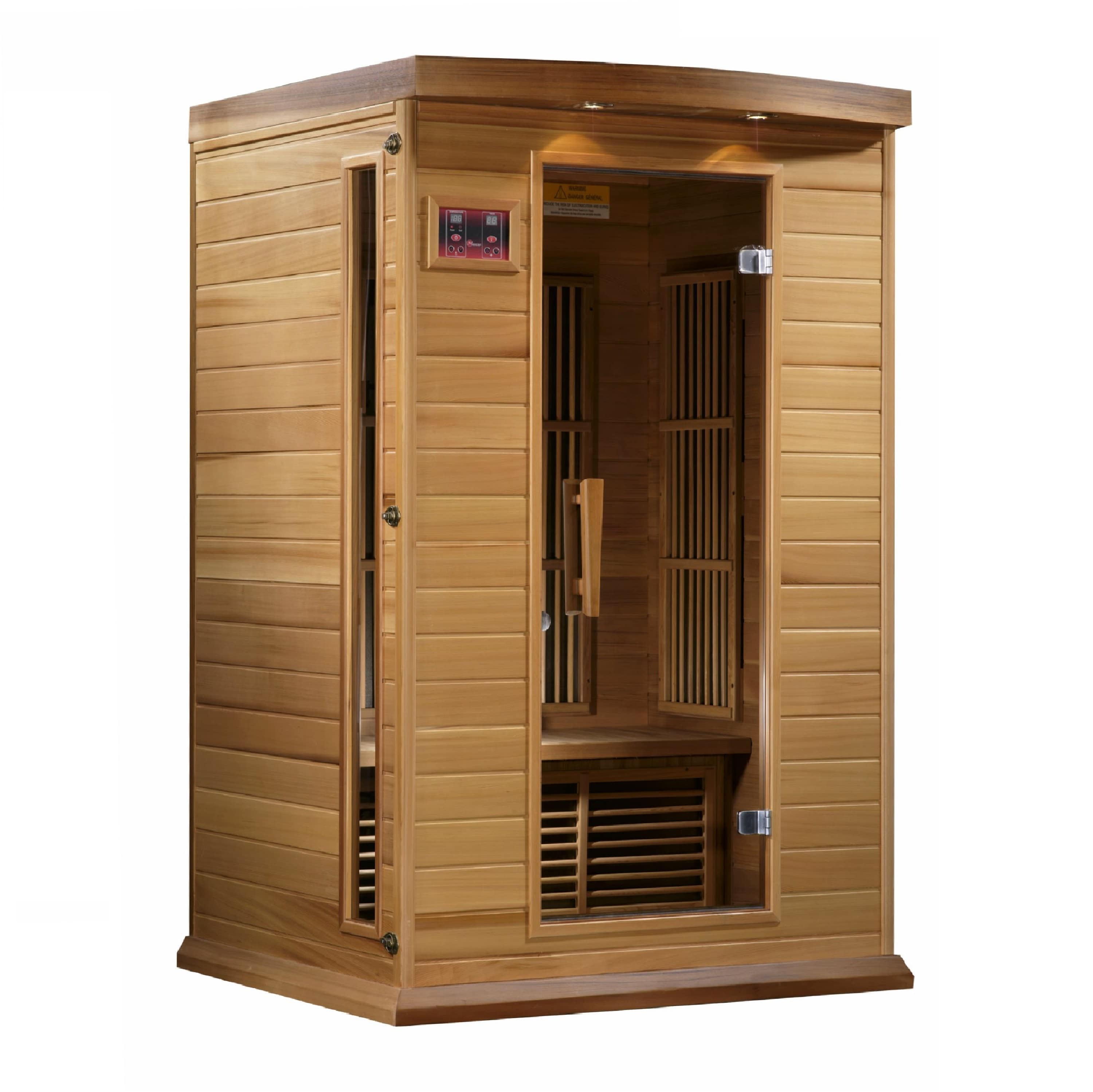 Golden Designs | Maxxus 2-Person Low EMF FAR Infrared Sauna (Canadian Red Cedar) | MX-K206-01 CED