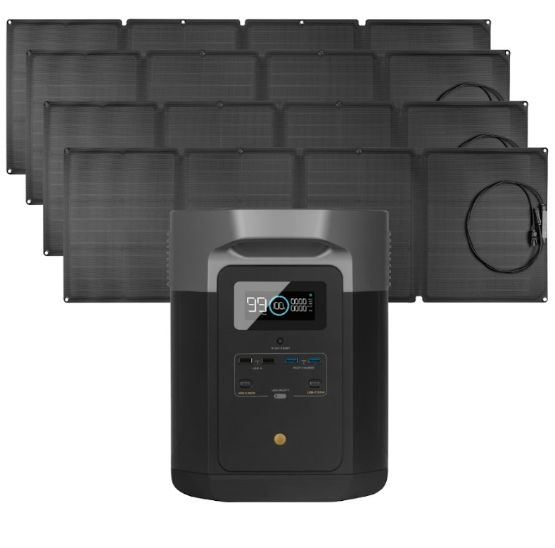 EcoFlow DELTA Max 2000 + 110W Solar Panel