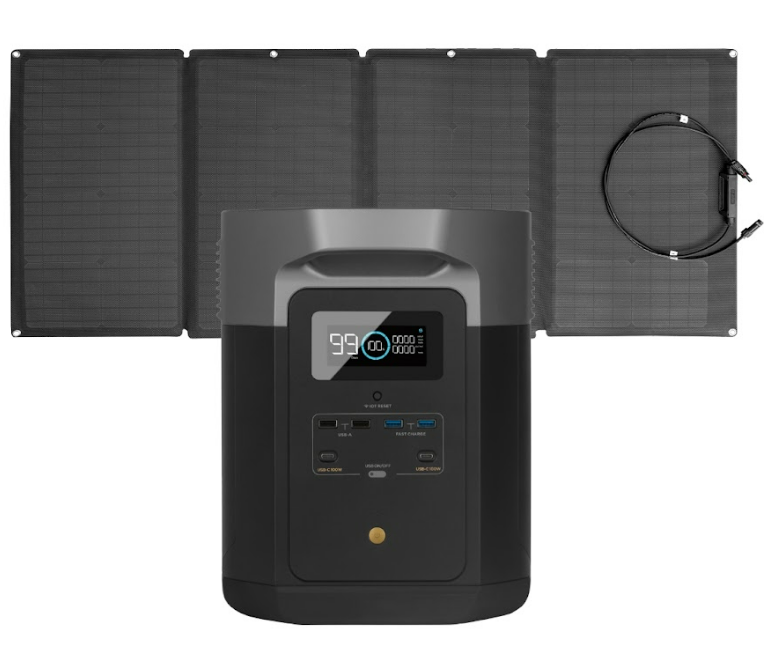 EcoFlow DELTA Max 2000 + 110W Solar Panel