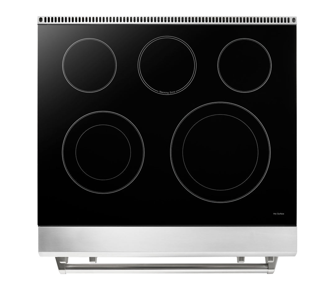 Thor Kitchen 30-Inch 4.55 Cu. Ft. Electric Range with Tilt Panel and Self-Cleaning Oven in Stainless Steel (TRE3001)