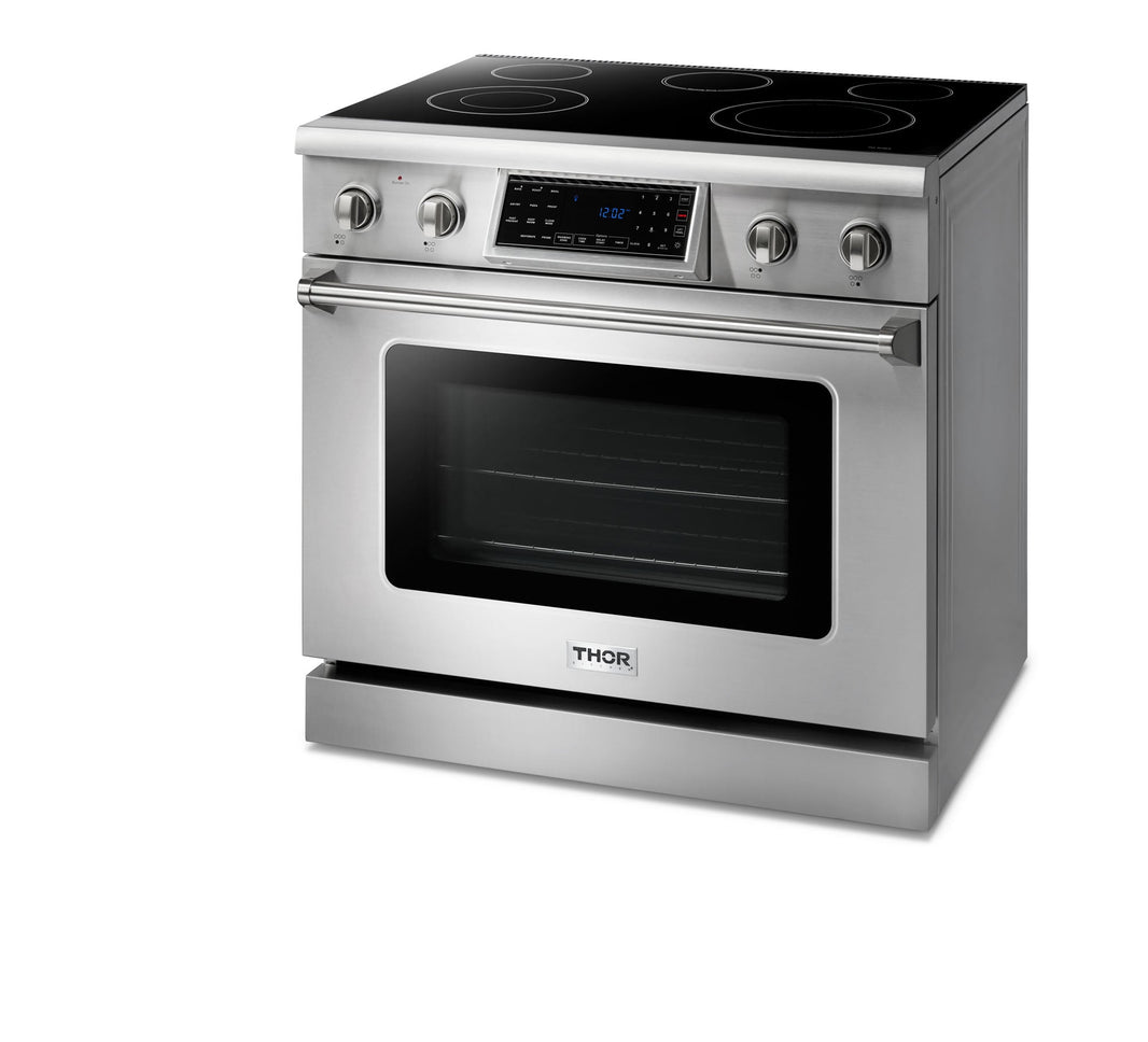 Thor Kitchen 36-Inch 6.0 Cu. Ft. Range with Tilt Panel and Self-Cleaning Oven in Stainless Steel (TRE3601)