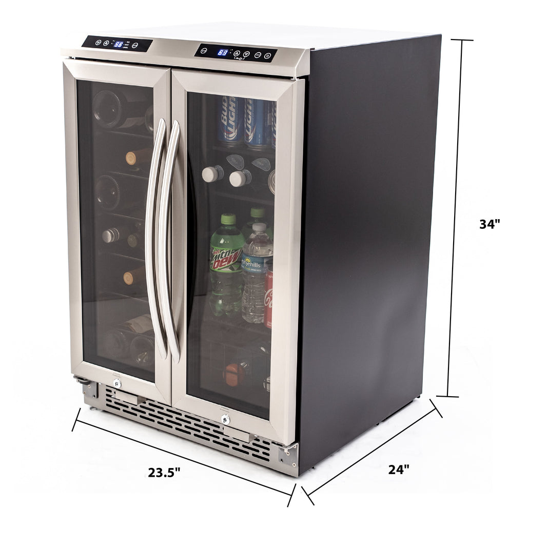 Avanti 19 Bottle / 66 Can Dual-Zone Wine & Beverage Center