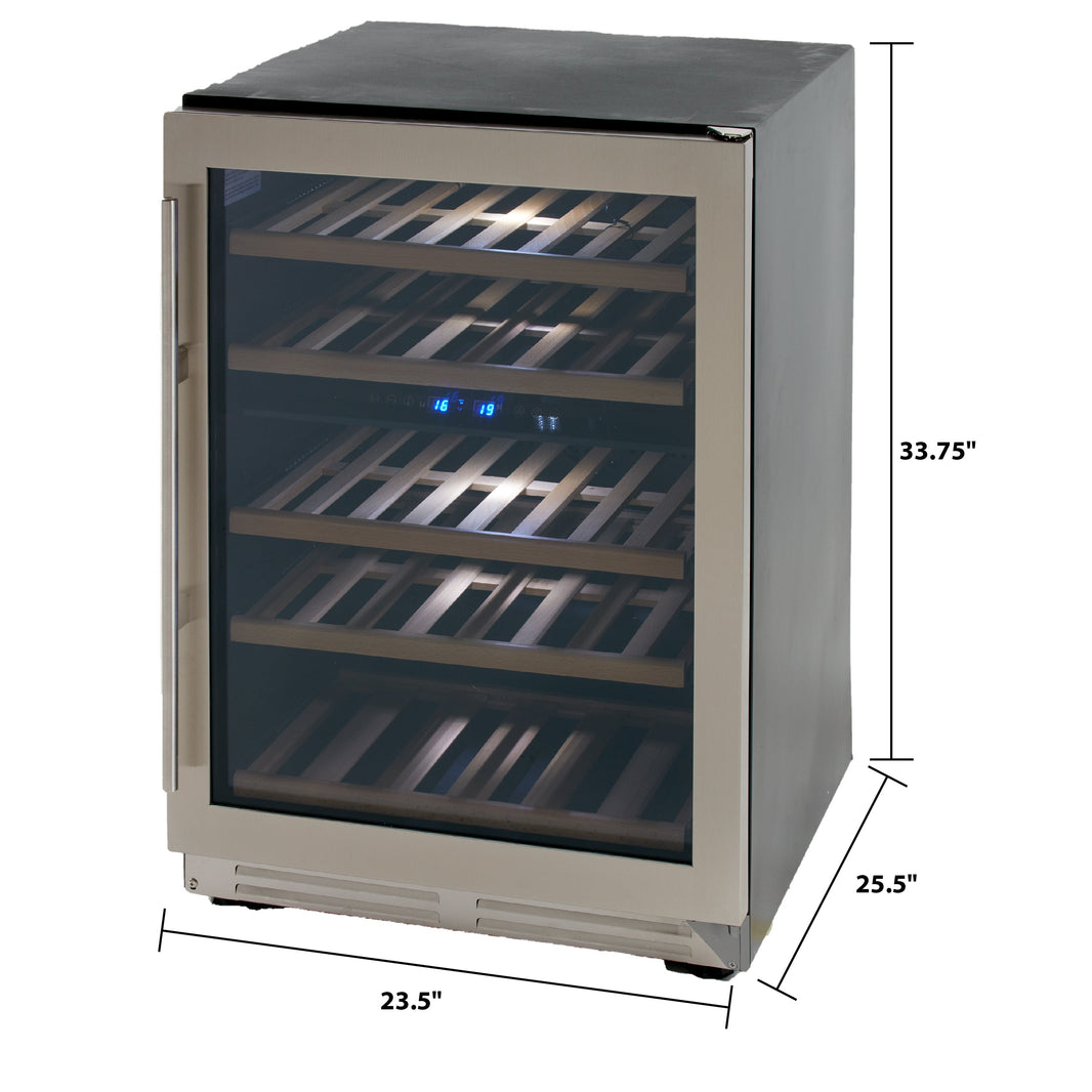 Avanti 43 Bottle DESIGNER Series Dual-Zone Wine Cooler