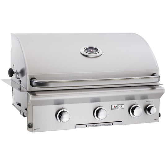American Outdoor Grill 30-Inch L-Series 3-Burner Built-In Liquid Propane Grill with Rotisserie (30PBL)