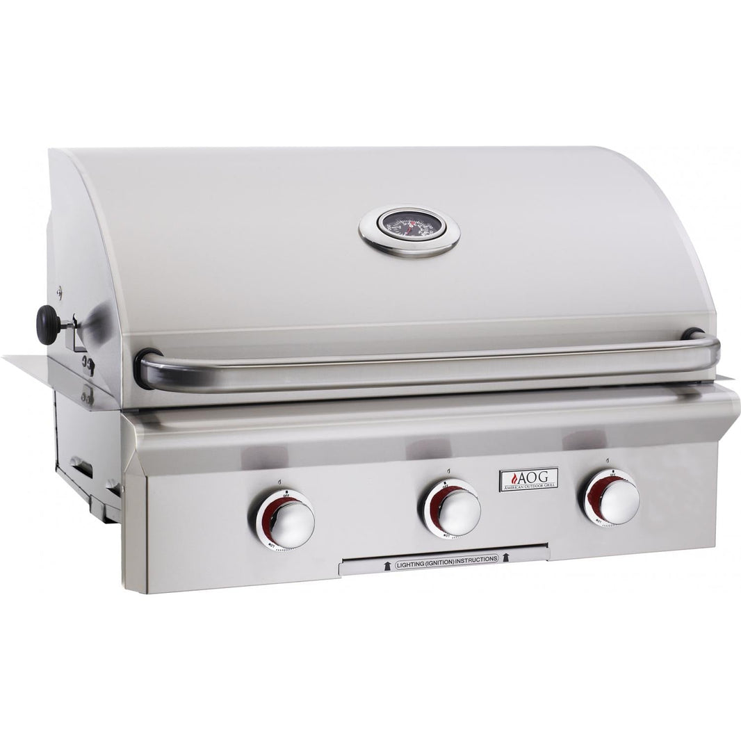 American Outdoor Grill 30-Inch T-Series 3-Burner Built-In Propane Gas Grill (30PBT-00SP)