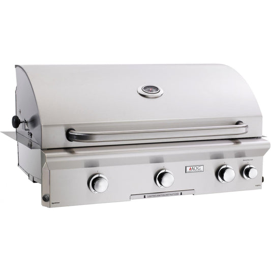 American Outdoor Grill 36-Inch L-Series 3-Burner Built-In Liquid Propane Grill with Rotisserie & Back Burner (36PBL)