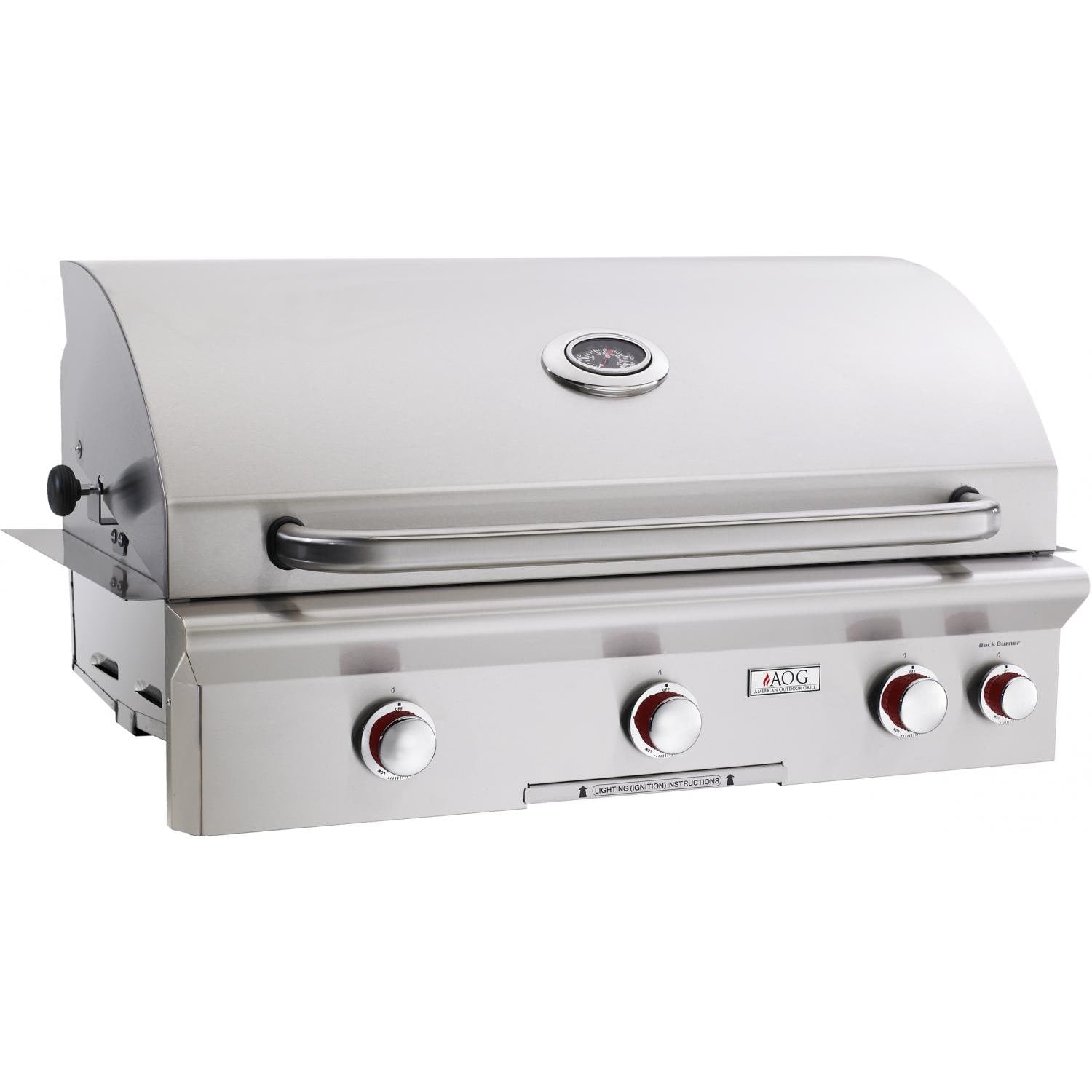 American Outdoor Grill 36-Inch T-Series 3-Burner Built-In Liquid Propane Grill with Rotisserie & Back Burner (36PBT)