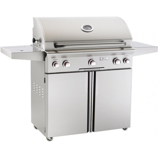 American Outdoor Grill 36-Inch T-Series 3-Burner Propane Gas Grill with Rotisserie & SideBurner (36PCT)