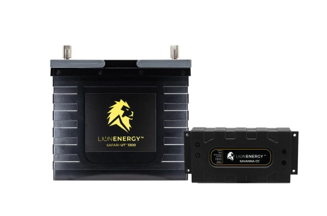 Lion Energy - 12V Lithium Battery 105Ah Solar Power System (1-UT1300)