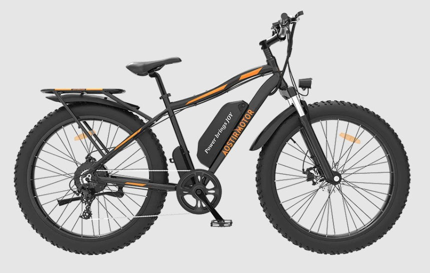 Aostirmotor | 750W Black Electric Mountain Bike | S07-B